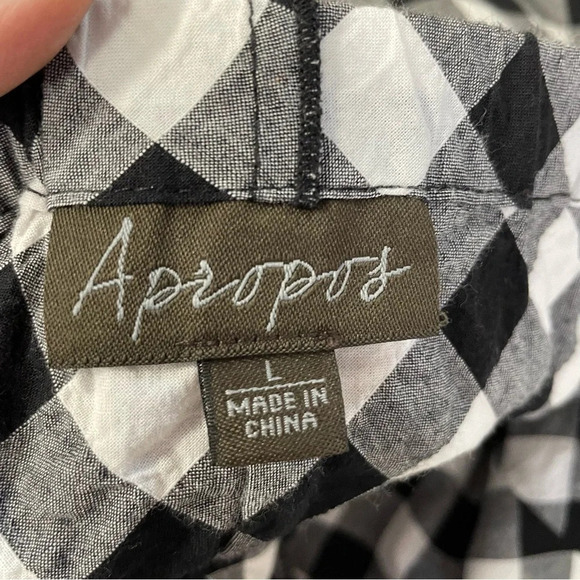 Apropos black and white gingham skirt - Picture 7 of 7